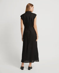 INGRID LINEN DRESS WOMENS DRESSES