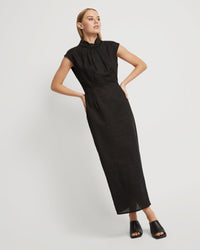 INGRID LINEN DRESS WOMENS DRESSES