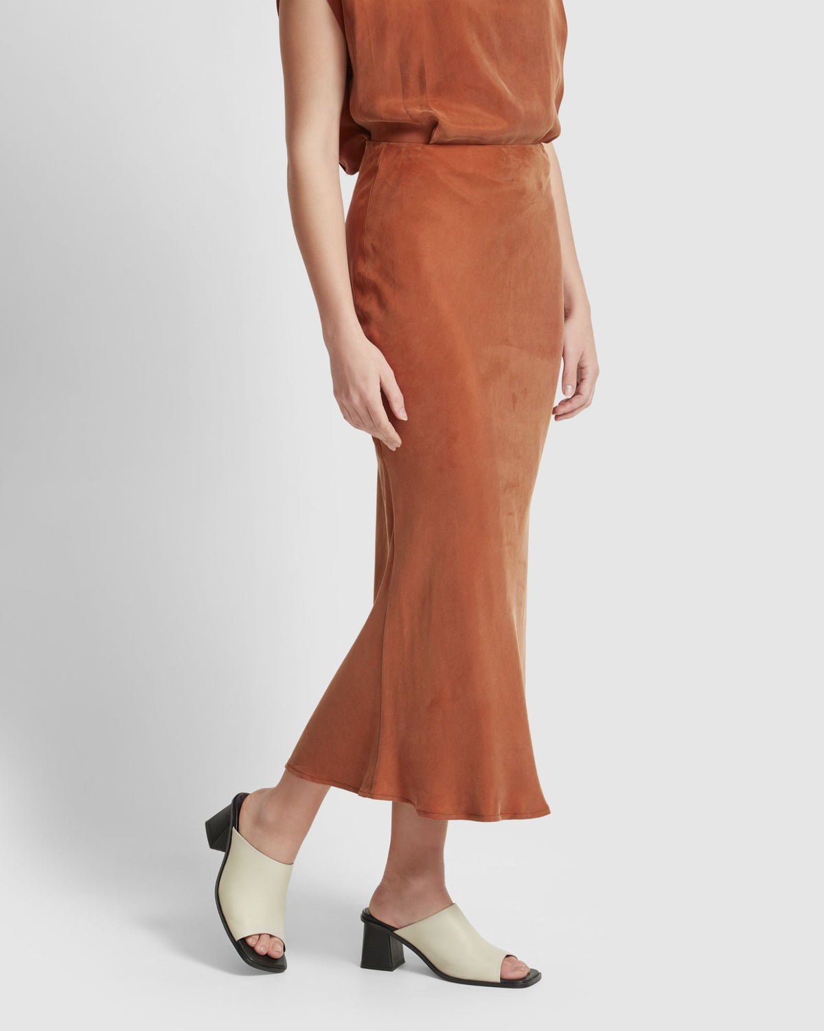 ADELE BIAS CUT SKIRT WOMENS SKIRTS