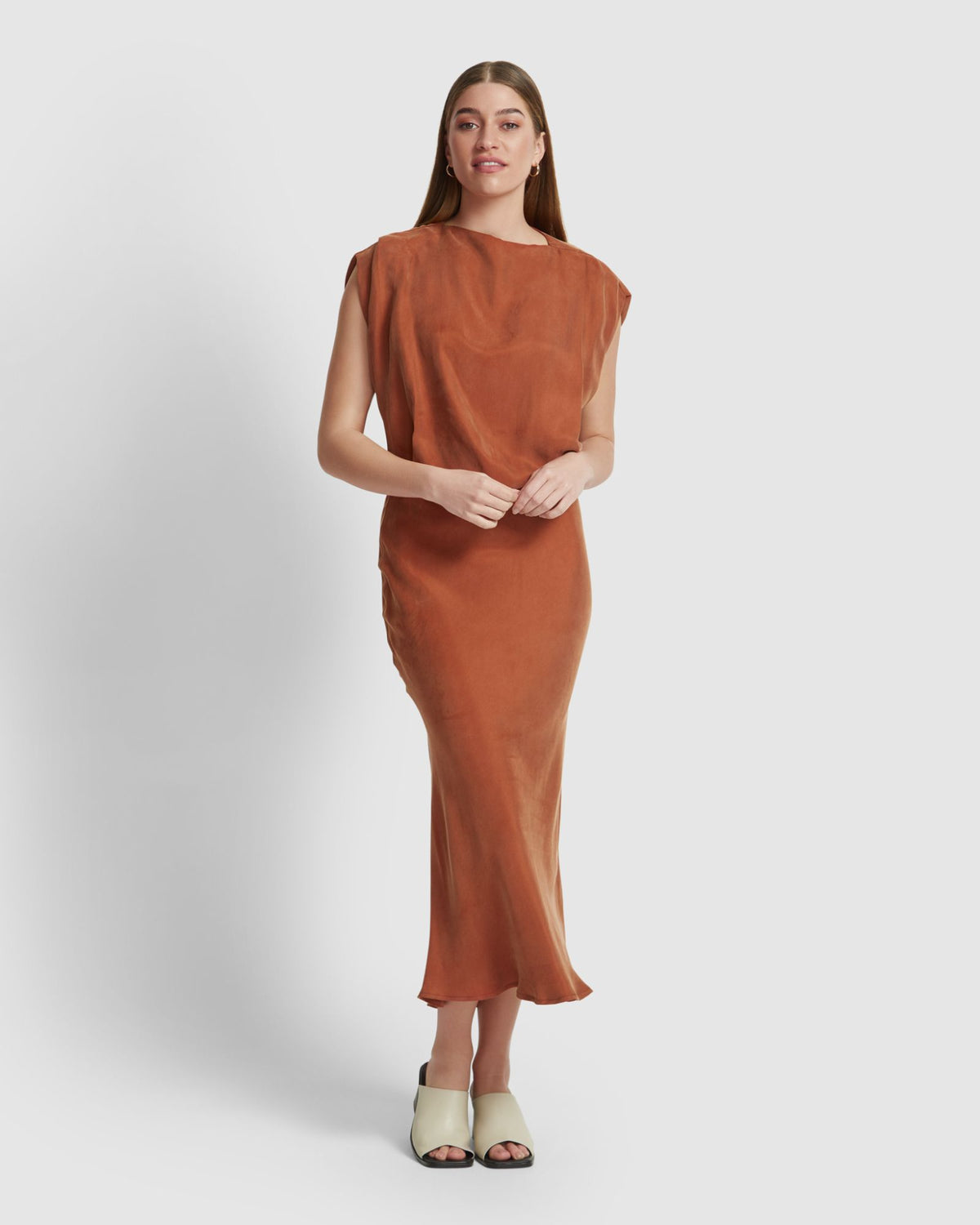 NOELLE GRECIAN TOP WOMENS TOPS