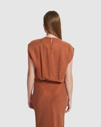 NOELLE GRECIAN TOP WOMENS TOPS