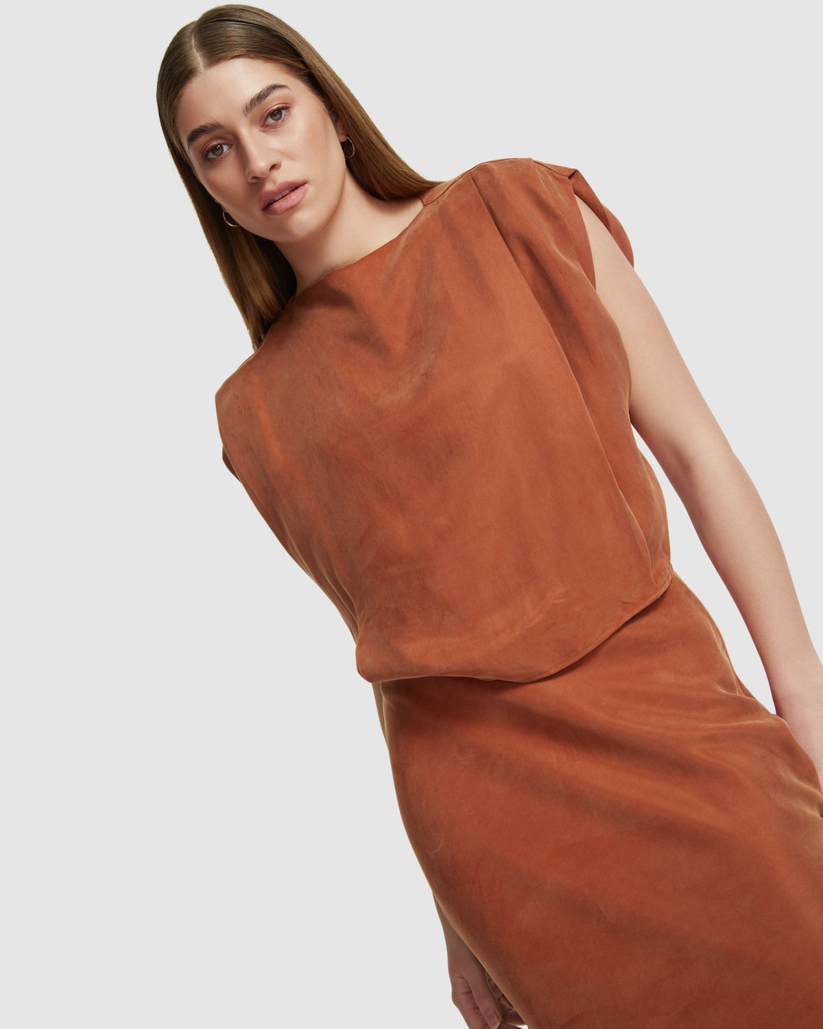 NOELLE GRECIAN TOP WOMENS TOPS