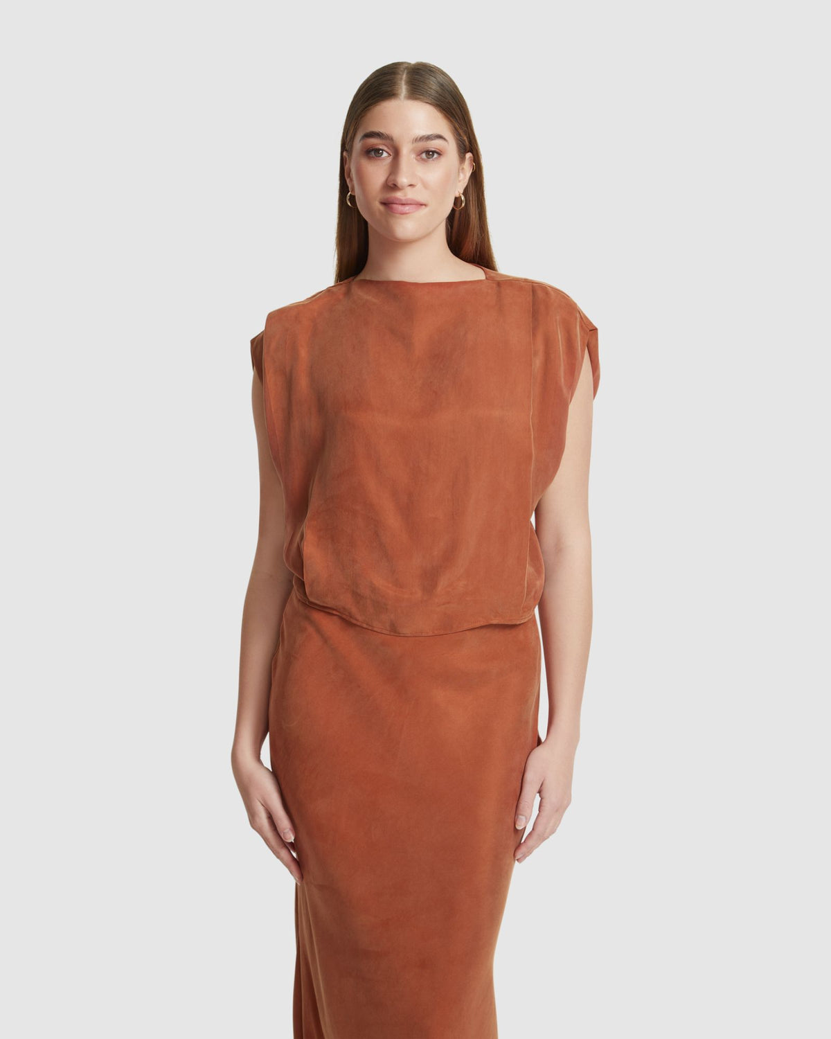 NOELLE GRECIAN TOP WOMENS TOPS