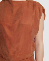 NOELLE GRECIAN TOP WOMENS TOPS