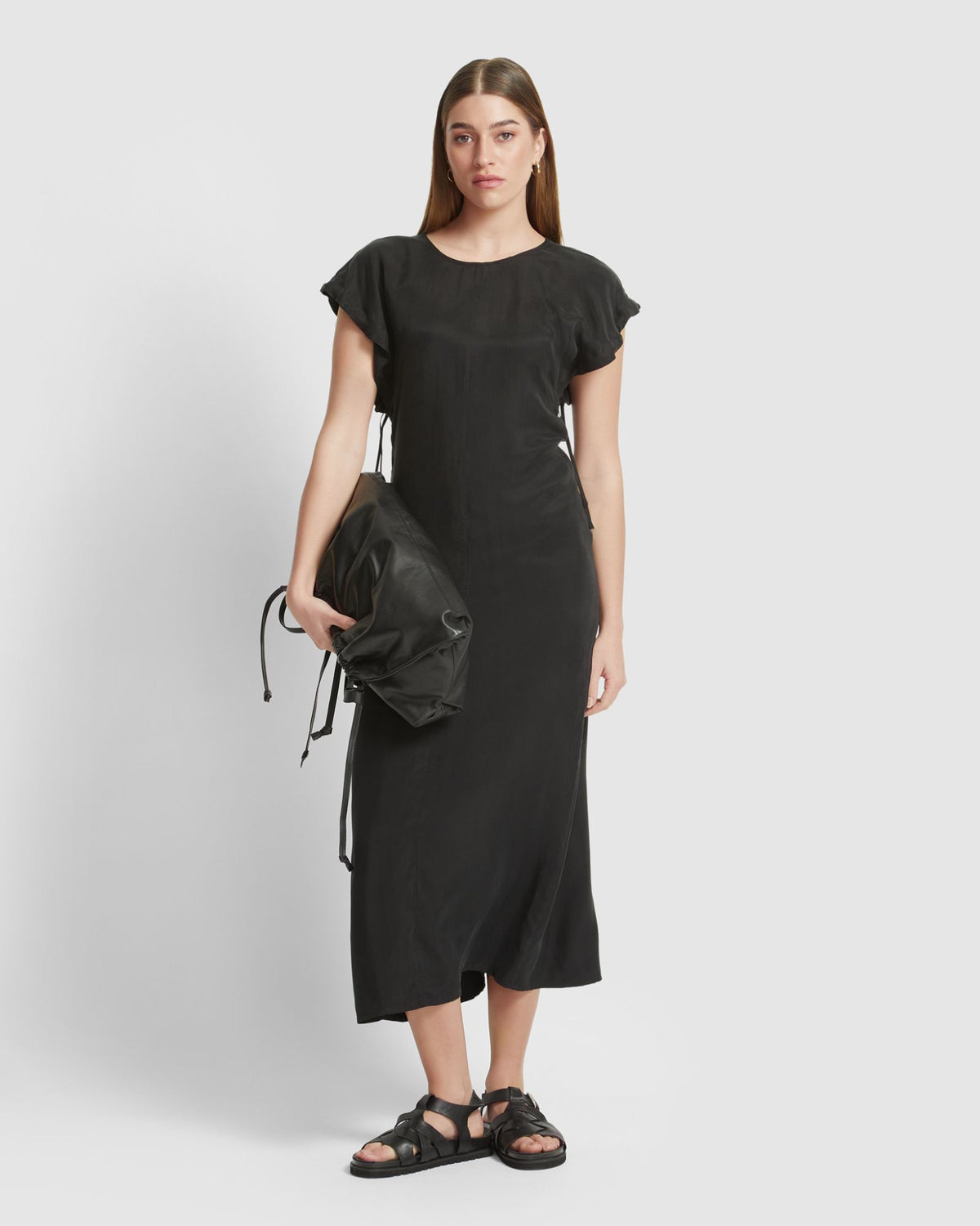 FLEUR FLUID DRESS WOMENS DRESSES