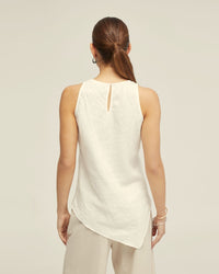 ELOUISE LINEN TOP WOMENS TOPS