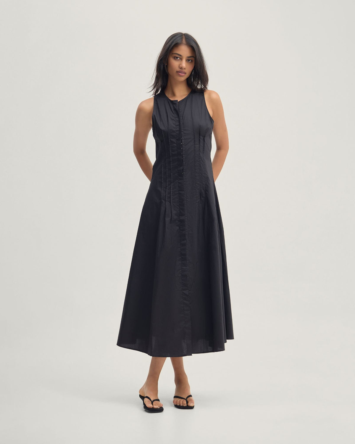 Sorrento Cotton Poplin Dress WOMENS DRESSES