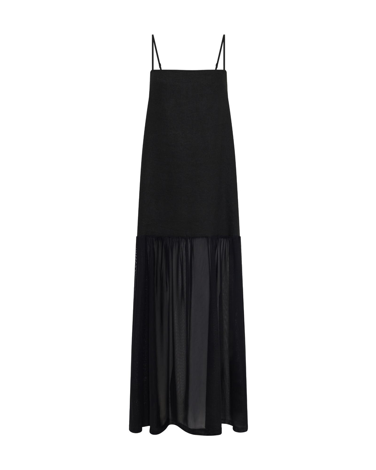 Kristel Linen And Mesh Dress WOMENS DRESSES