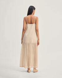 Kristel Linen And Mesh Dress WOMENS DRESSES