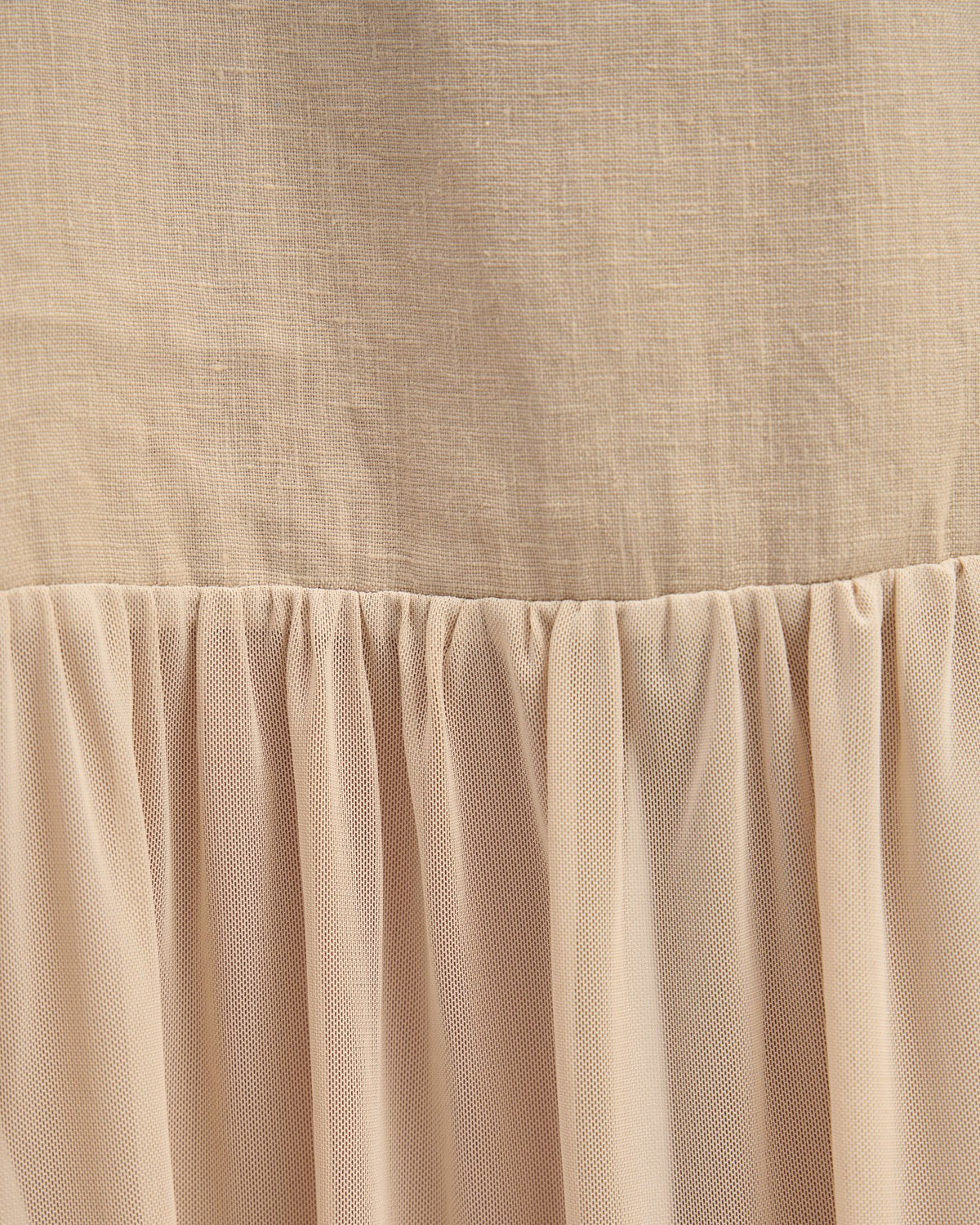 Kristel Linen And Mesh Dress WOMENS DRESSES