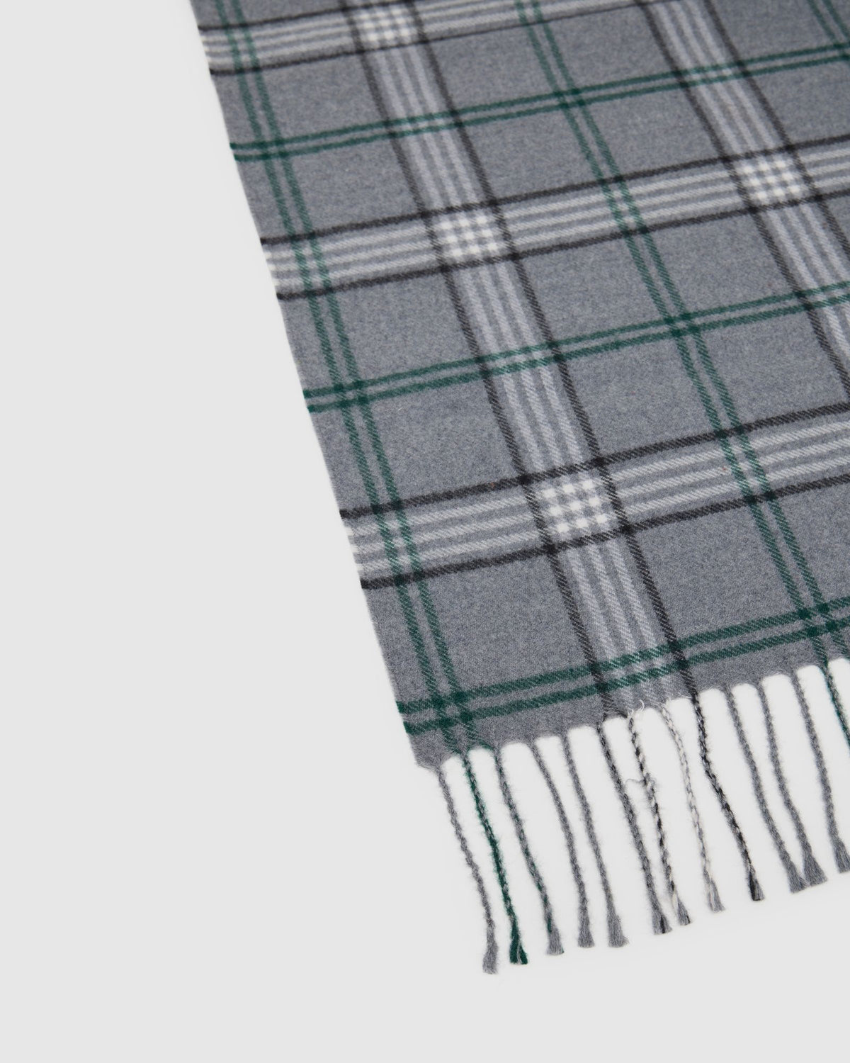 Beau Wool Check Scarf MENS ACCESSORIES