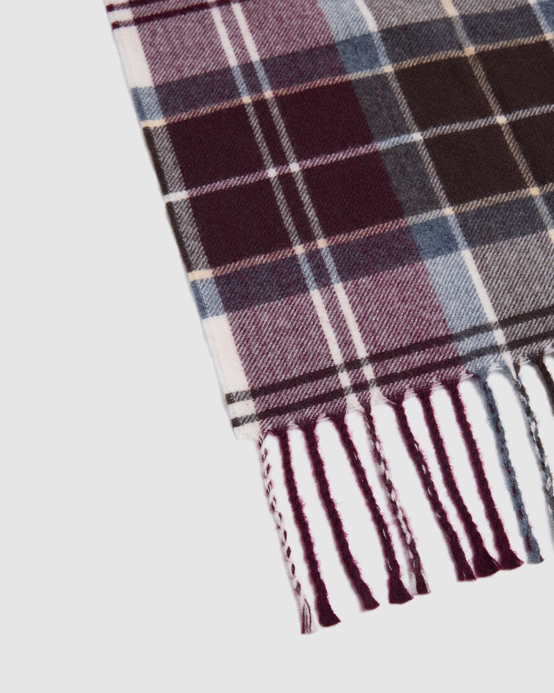 Brooks Wool Check Scarf