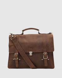 Barton Leather Briefcase MENS ACCESSORIES