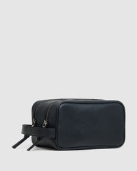 Traveller Leather Wash Bag MENS ACCESSORIES