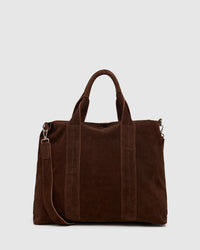 Miles Suede Unisex Tote Bag MENS ACCESSORIES