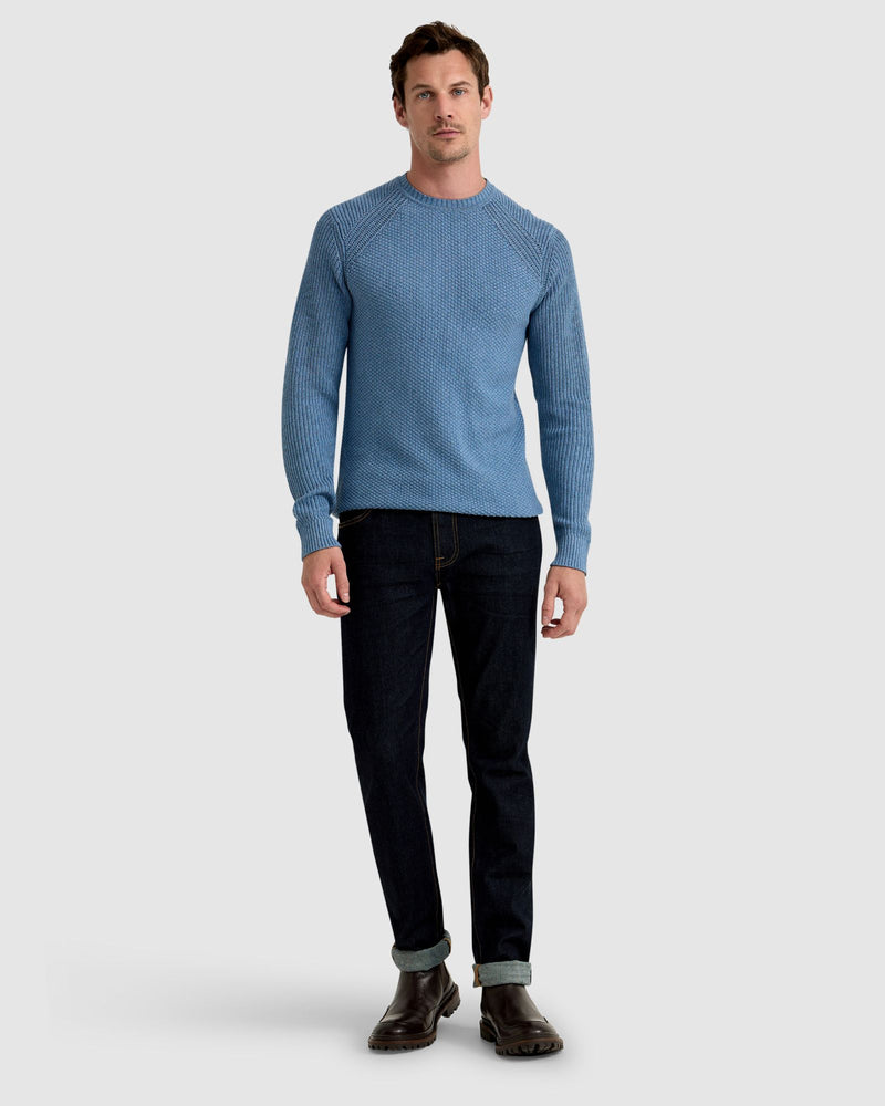BRUNO COTTON CREW NECK PULLOVER MENS KNITWEAR