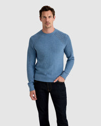 BRUNO COTTON CREW NECK PULLOVER MENS KNITWEAR