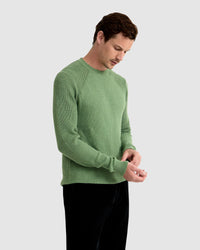 BRUNO COTTON CREW NECK PULLOVER MENS KNITWEAR