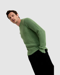 BRUNO COTTON CREW NECK PULLOVER MENS KNITWEAR