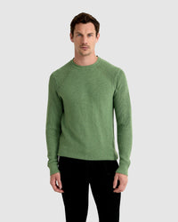 BRUNO COTTON CREW NECK PULLOVER MENS KNITWEAR