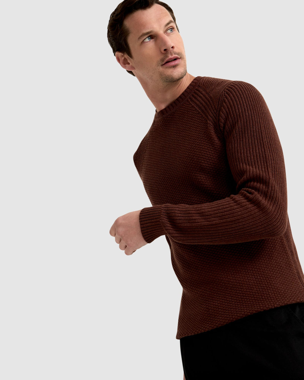 BRUNO COTTON CREW NECK PULLOVER MENS KNITWEAR