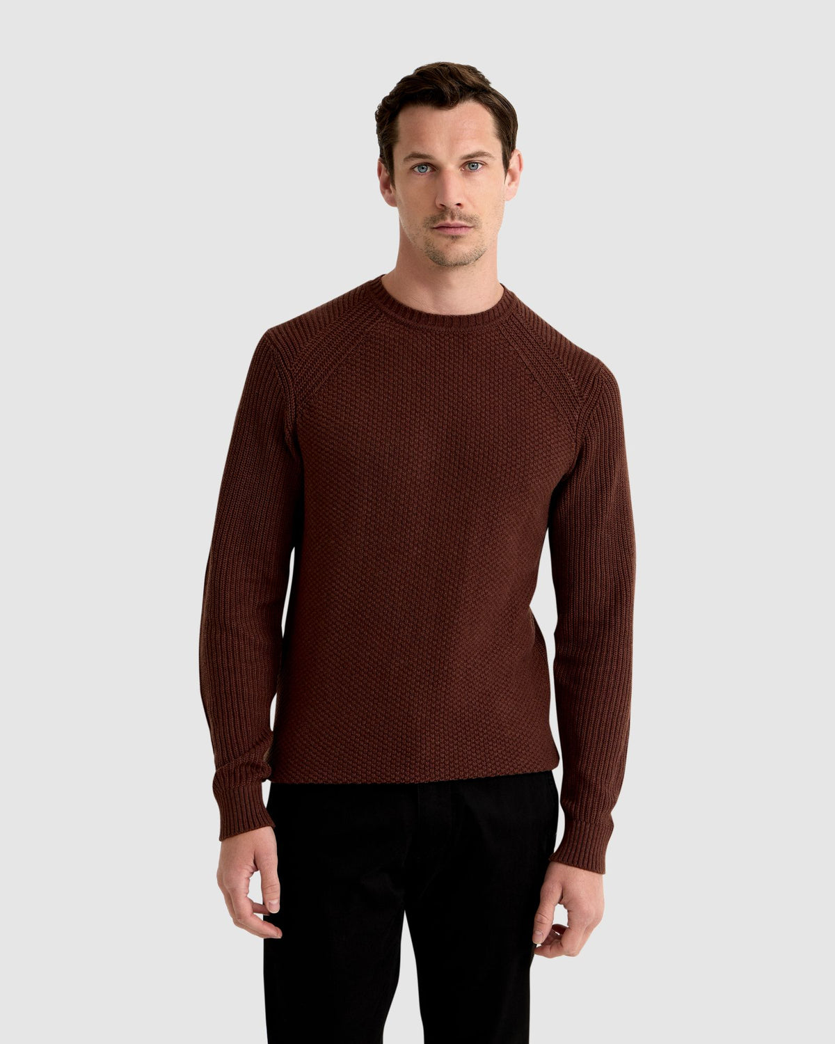BRUNO COTTON CREW NECK PULLOVER MENS KNITWEAR