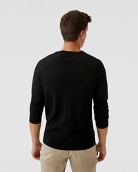 V-NECK PURE MERINO WOOL KNIT MENS KNITWEAR