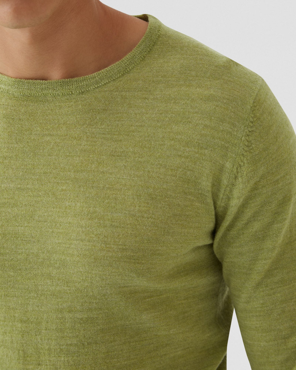 CREW NECK MERINO WOOL KNIT MENS KNITWEAR
