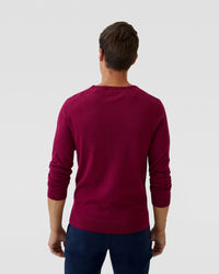 CREW NECK MERINO WOOL KNIT MENS KNITWEAR