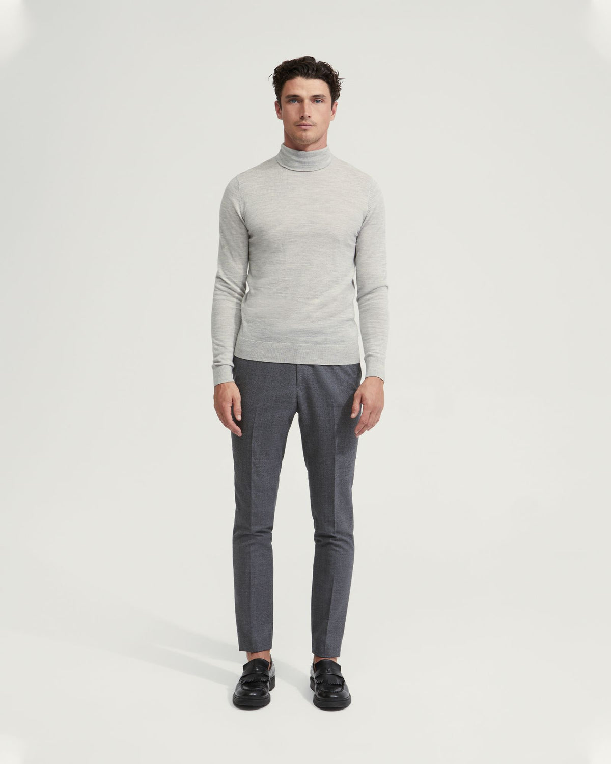 AARON TURTLE NECK MERINO WOOL KNIT MENS KNITWEAR