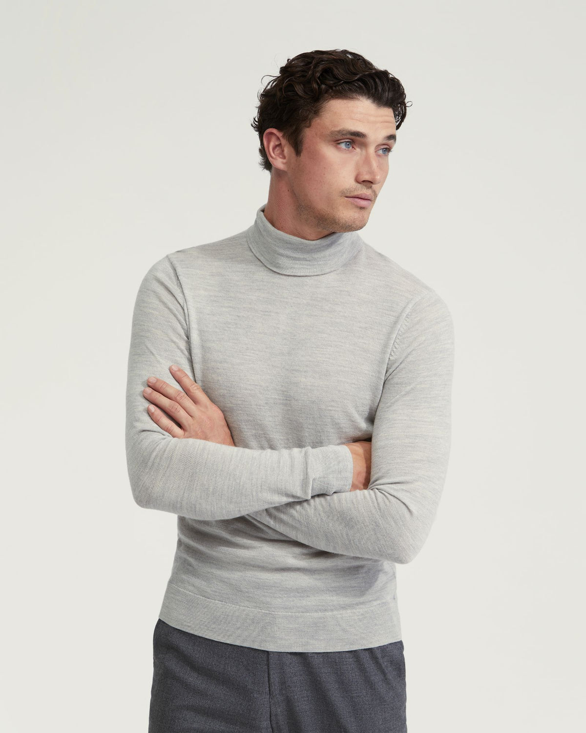 AARON TURTLE NECK MERINO WOOL KNIT MENS KNITWEAR