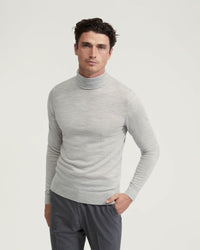 AARON TURTLE NECK MERINO WOOL KNIT MENS KNITWEAR