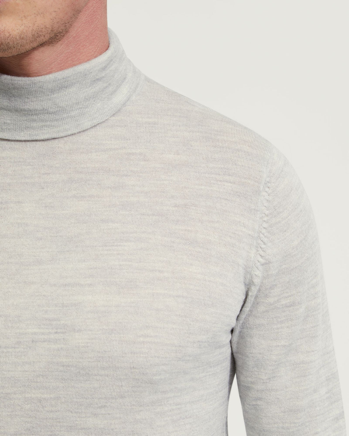 AARON TURTLE NECK MERINO WOOL KNIT MENS KNITWEAR