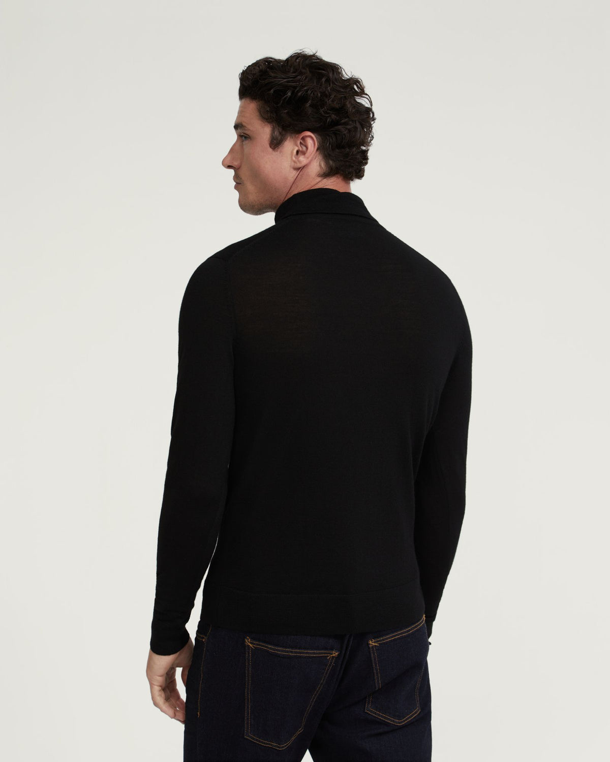 AARON TURTLE NECK MERINO WOOL KNIT MENS KNITWEAR