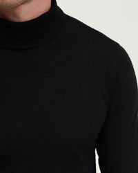 AARON TURTLE NECK MERINO WOOL KNIT MENS KNITWEAR
