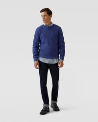 TOBY TEXTURED COTTON KNIT MENS KNITWEAR