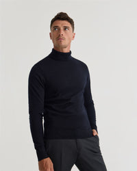 Turtle Neck Merino Wool Pullover MENS KNITWEAR