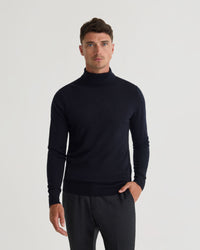 Turtle Neck Merino Wool Pullover MENS KNITWEAR