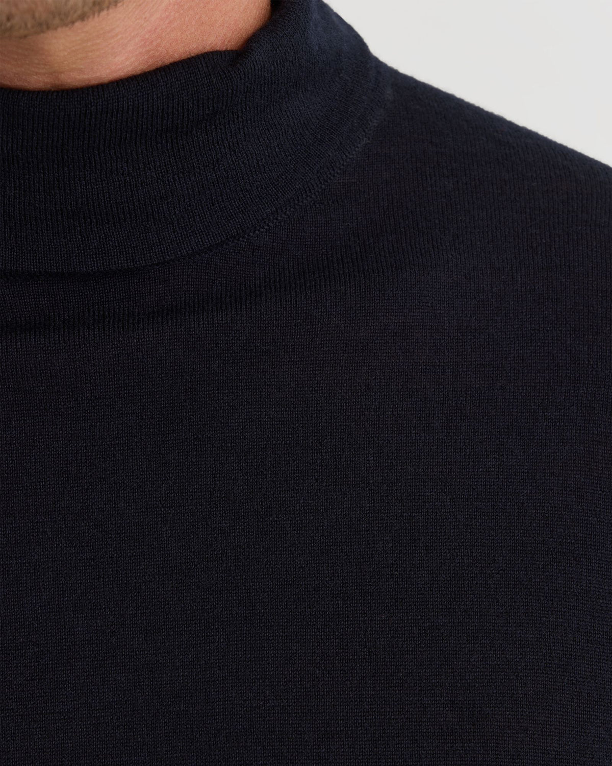 Turtle Neck Merino Wool Pullover MENS KNITWEAR