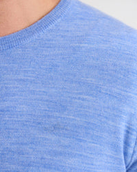 Crew Neck Pure Wool Pullover MENS KNITWEAR