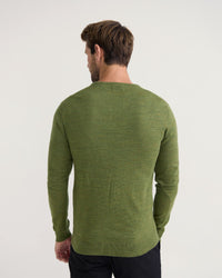 Basic V-Neck Pure Wool Pullover MENS KNITWEAR