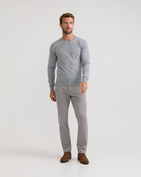 Basic V-Neck Pure Wool Pullover MENS KNITWEAR