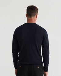 Basic V-Neck Pure Wool Pullover MENS KNITWEAR