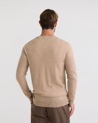 Basic V-Neck Pure Wool Pullover MENS KNITWEAR