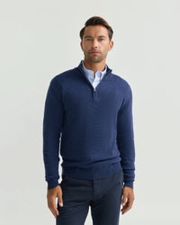 Robert Zip Neck Knit Pullover MENS KNITWEAR