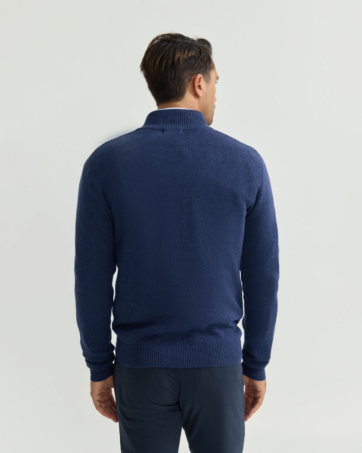 Robert Zip Neck Knit Pullover MENS KNITWEAR