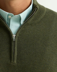 Robert Zip Neck Knit Pullover MENS KNITWEAR
