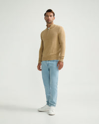 Robert Zip Neck Knit Pullover - Available ~ 1-2 weeks MENS KNITWEAR