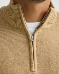 Robert Zip Neck Knit Pullover - Available ~ 1-2 weeks MENS KNITWEAR