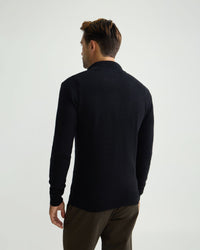 Robert Zip Neck Knit Pullover MENS KNITWEAR